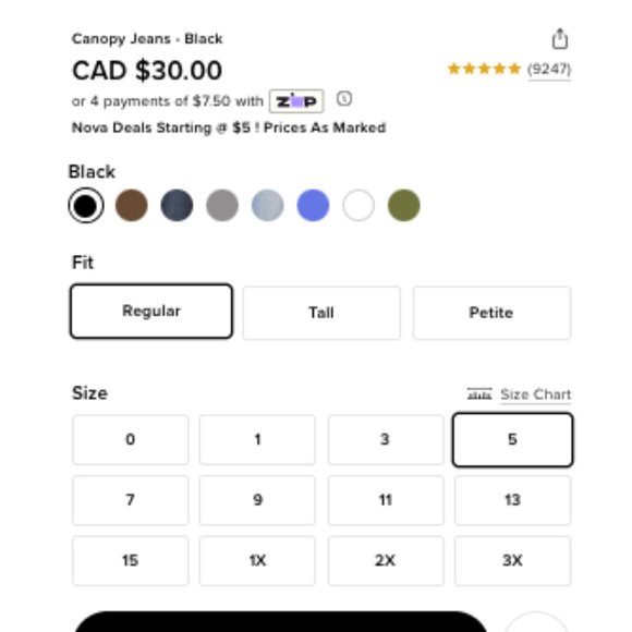 LIKE NEW Size 5/26 FashionNova Black Canopy Skinny Jeans - Picture 8 of 8